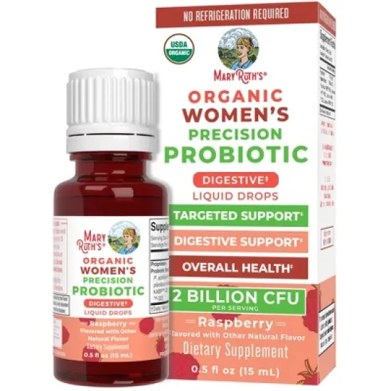 MaryRuth's Organic Women's Precision Probiotic Digestive Liquid Drops image {9}