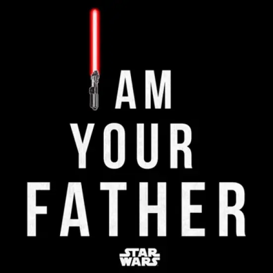 Men's Star Wars: A New Hope I Am Your Father Lightsaber T-Shirt image {1}