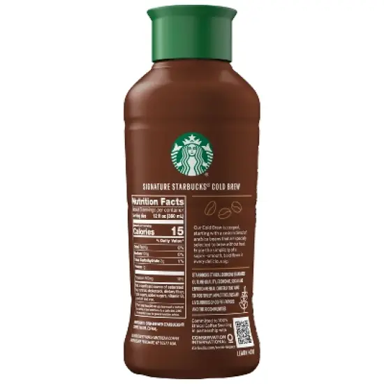 Starbucks Black Unsweetened Cold Brew Coffee - 40 fl oz image {1}