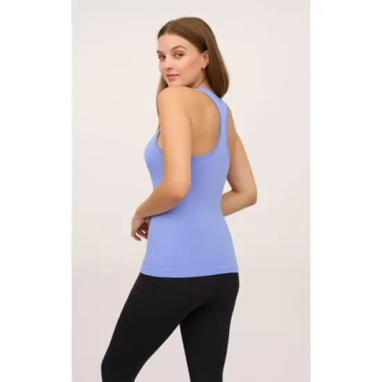 Yogalicious Womens Ribbed Seamless Ayla Tank Top image {1}