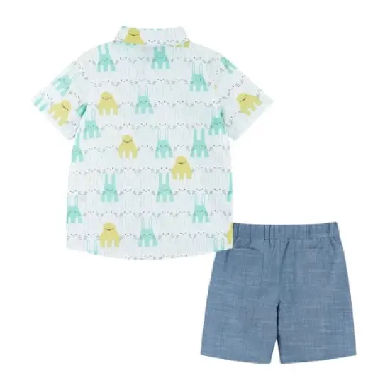Andy & Evan  Toddler  Poplin Buttondown Set. image {1}
