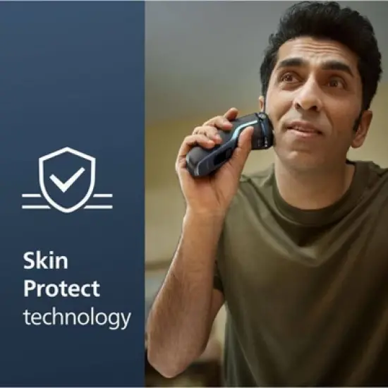 Philips Norelco Wet & Dry Men's Rechargeable Electric Shaver 3600 - S3243/91 image {4}