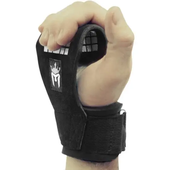 
Meister Elite Leather Lifitng Grips Pair with Gel Padding image {3}