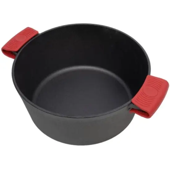 SEVOBAL Grill Cookware 3 in 1 Outdoor Oven with Skillet Lid for Versatile Cooking and Grilling Use Area, Black, 12.5"*10.2"*6.2" image {1}