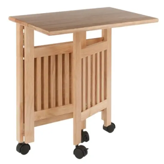 Foldable Printer Stand Natural - Winsome image {5}