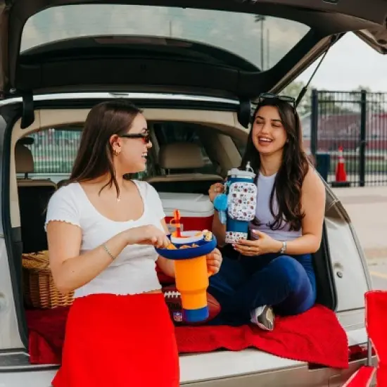 CharCharms Tailgate Water Bottle Boot Blue image {2}