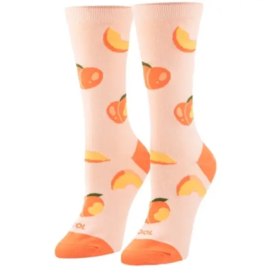 Cool Socks, Cute Fun Fruit Print Novelty Crew Socks for Women image {10}