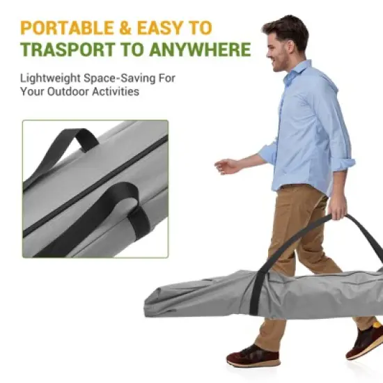 Instant Pop Up Gazebo 10x10ft with 6 Mesh Walls - Portable Canopy Tent for Camping, Backyard & Parties | Includes Carry Bag & Stakes image {5}