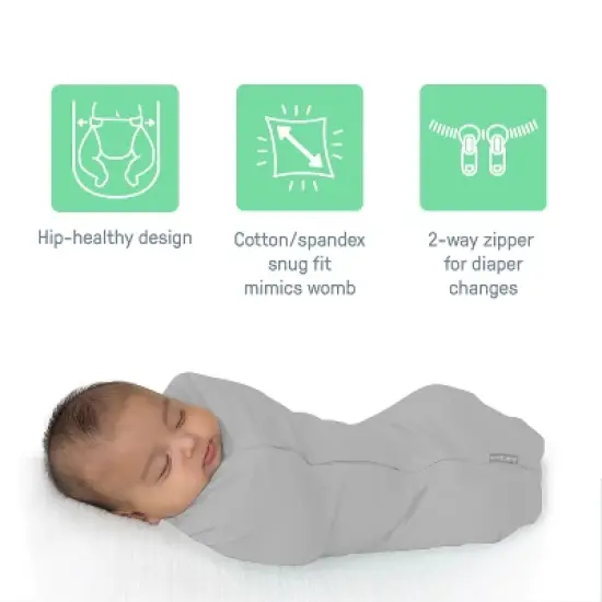SwaddleMe by Ingenuity Pod Swaddle Blanket - 0-2 Months image {2}