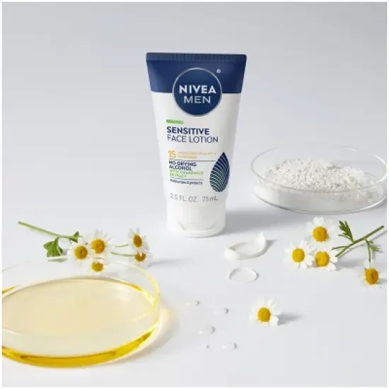 Nivea Men Sensitive Face Lotion with Vitamin E - SPF 15 - 2.5 fl oz image {2}