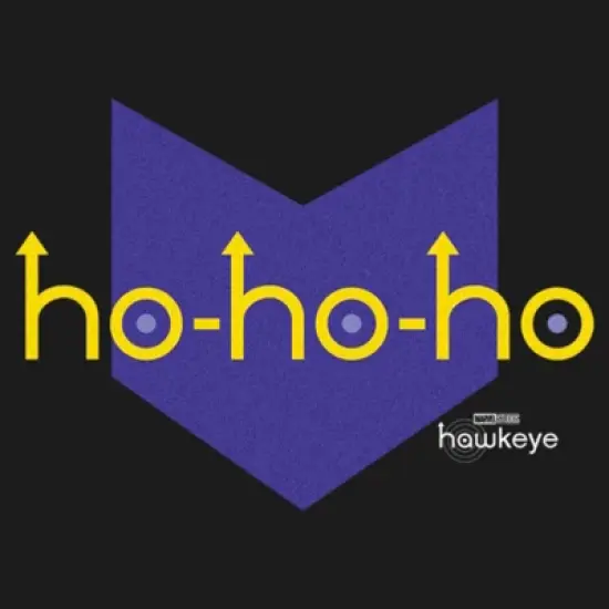 Junior's Marvel Hawkeye HoHo-Arrow Icon Festival Muscle Tee image {1}