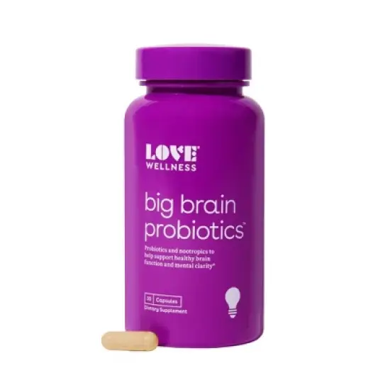 Love Wellness Big Brain Probiotics - 30ct image {2}
