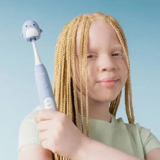 ORDO Sonic Kids Rechargeable Toothbrush - Squishmallows Samir - Blue image {1}