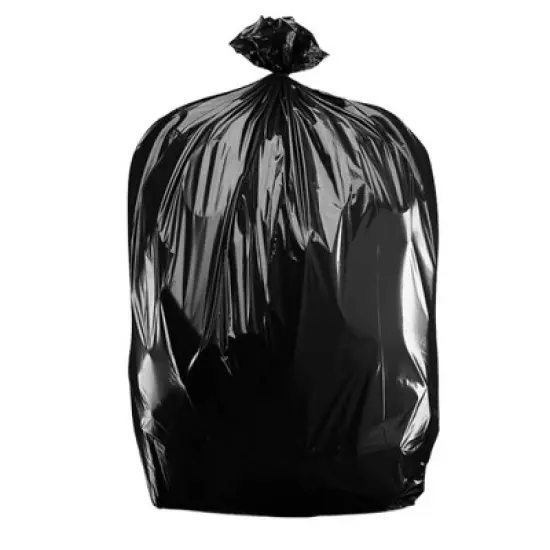 Plasticplace 20-30 Gallon Trash Bags, 1.2 Mil, Black, 30" x 36"(125 Count) image {2}