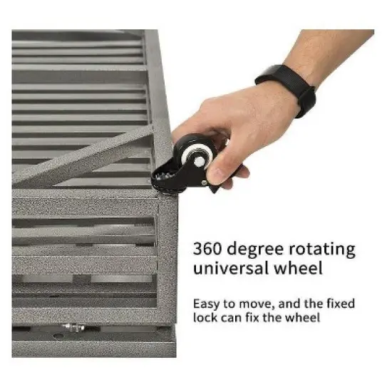 52" Heavy Duty Dog Crate Large Dog cage Strong Metal Dog Kennels and Crates for Large Dogs image {6}