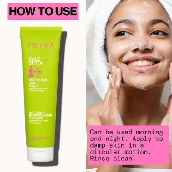 Pacifica Kale Detox Deep Cleansing Face Wash - Scented - 5 fl oz image {7}