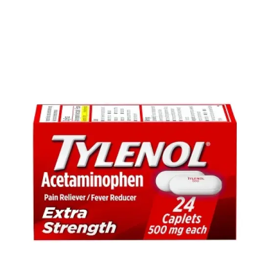 Tylenol Extra Strength Pain Reliever and Fever Reducer Caplets - Acetaminophen image {1}