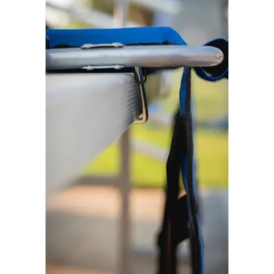 Stansport Folding Stadium Seat With Arms Blue/Tan image {10}