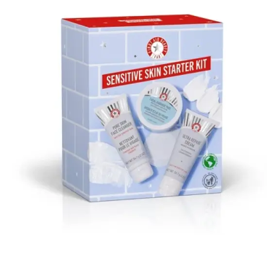 FIRST AID BEAUTY Women's Sensitive Skin Starter Kit, Cleanse, Exfoliate and Hydrate - 3pc - Ulta Beauty image {1}