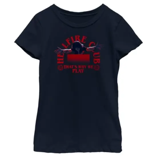 Girl's Stranger Things Eddie Munson Hellfire Club That's Why We Play T-Shirt image {3}