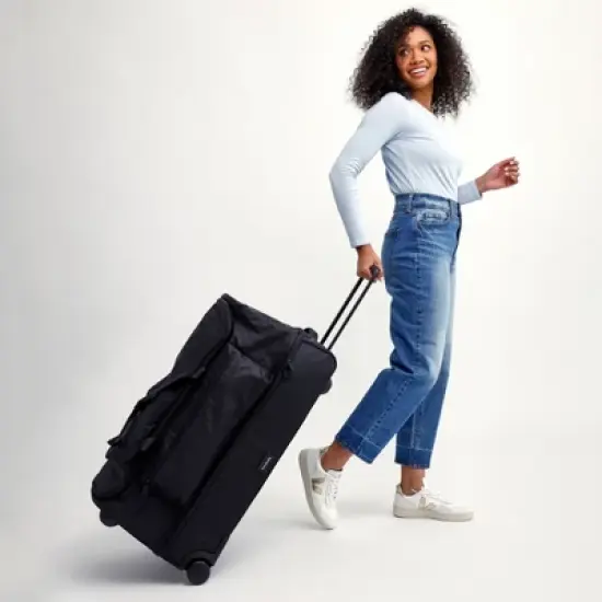 Vera Bradley XL Rolling Duffel Bag image {4}