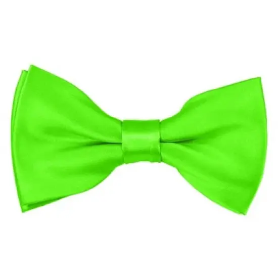 Men's Solid Color 2.5 W And 4.5 L Inch Pre-Tied adjustable Bow Ties image {27}