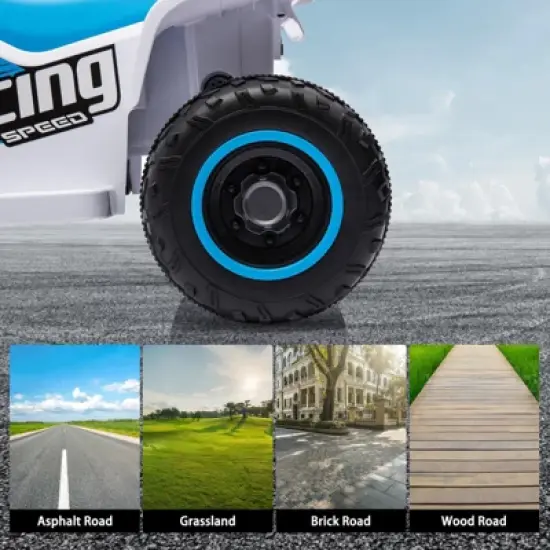 6V Ride On ATV for Kids, Powerful and Safe Ride On Toy with Rechargeable Battery image {8}