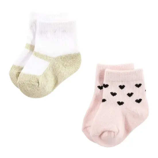 Hudson Baby Infant Girl Sock and Headband 12pc Set, Mom Dad, 0-9 Months image {6}