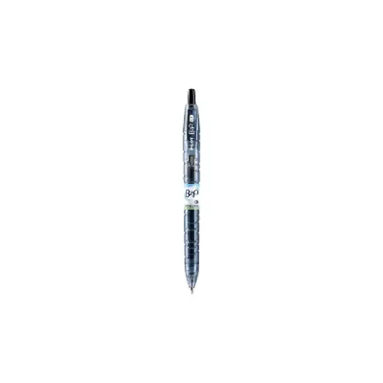 Pilot B2P Retractable Gel Pens Fine Point Black Ink Dozen (31600) 862274 image {2}