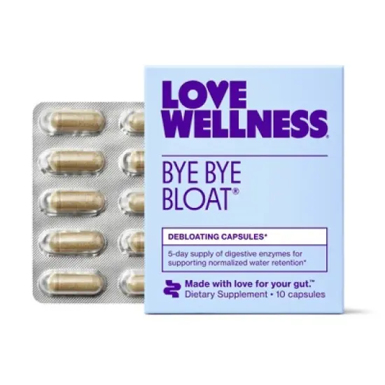 Love Wellness Bye Bye Bloat Vitamins - 10ct image {8}