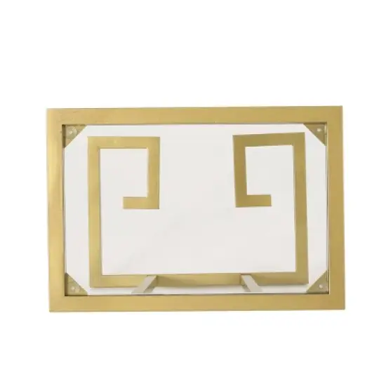 Hickson Modern Glam C Shaped End Table Gold - Christopher Knight Home image {4}