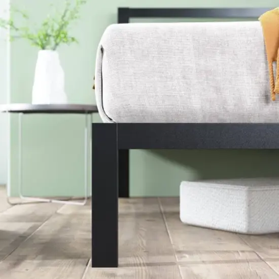 14" Mia Modern Studio Platform 1500H Metal Bed Frame - Zinus image {3}