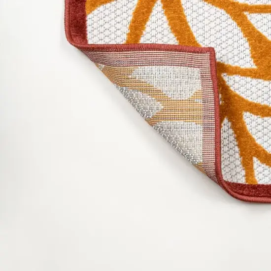 Minori Floral Indoor/Outdoor Runner Rug - JONATHAN Y image {4}