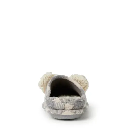 Dearfoams Kid's Buffalo Check Lil Bear Clog Slipper image {3}