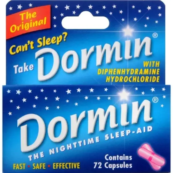 Dormin Sleep-Aid Capsules 72 count image {3}