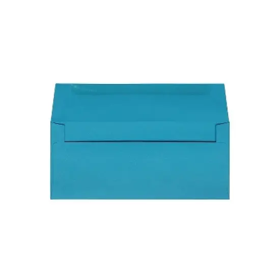 JAM Paper #10 Booklet Envelope 4 1/8" x 9 1/2" Blue 100/Pack (15861d) image {1}