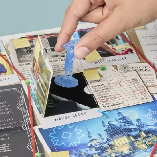 Hasbro Gaming Clue Secrets Under Snowfall Advent Board Game image {7}