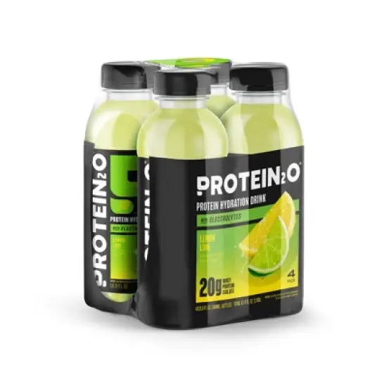 Protein2O 20g Clear Whey Protein Isolate Drink With Electrolytes- Lemon Lime - 67.6 fl oz/4pk image {5}