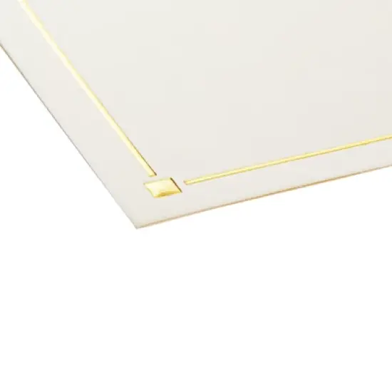 Pipilo Press 24 Pack Ivory Gold Foil Letter T Blank Note Cards with Envelopes 4x6, Initial T Monogrammed Personalized Stationery Set image {4}