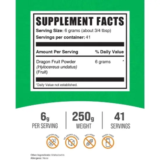 BulkSupplements Dragon Fruit Powder image {1}