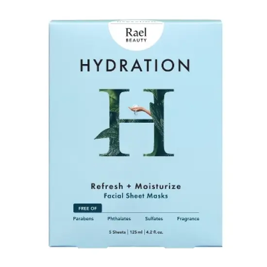 Rael Beauty Hydration Facial Sheet Mask - 5ct/4.2oz image {8}