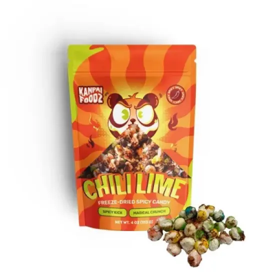 Kanpai Foodz Freeze Dried Chili Lime Candy - 4oz image {2}