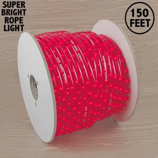 Novelty Lights Incandescent Rope Light Spool, 1/2" Diameter,  Customizable, 150 Feet image {9}