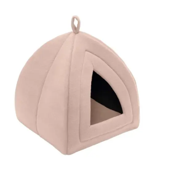 FurHaven Fleece Pet Tent Cat Bed image {1}