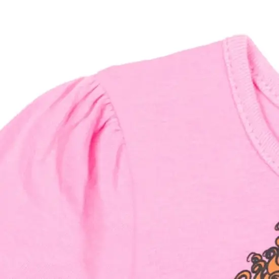 Disney Fancy Nancy Short Sleeve Tutu Dress Scrunchy Set Pink  image {5}