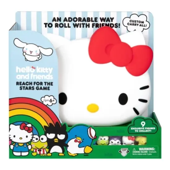 Moose Games Hello Kitty & Friends Reach for the Stars Game: Memory Skills, Math, 2-6 Players, Includes Cards & Storage Pouch image {11}