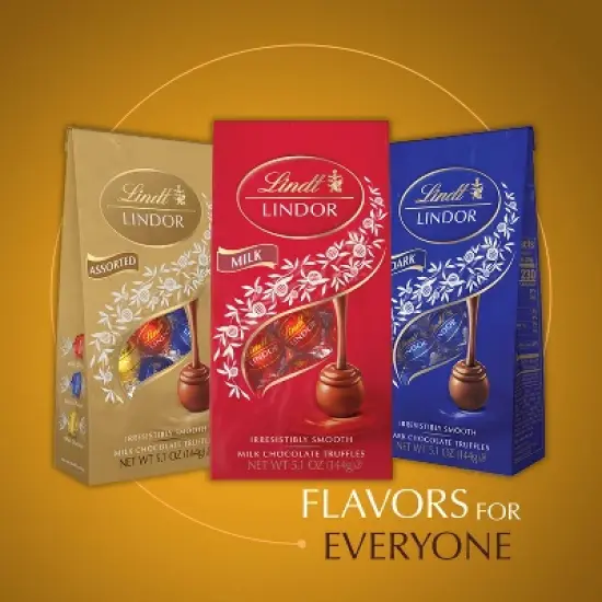 LINDOR, Lindt Caramel Chocolate Candy Truffles - 5.1oz image {5}