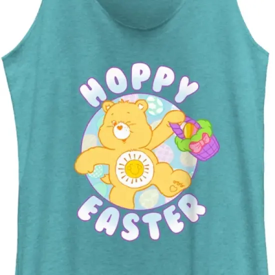 Women's Care Bears Hoppy Easter Funshine Racerback Tank Top image {1}