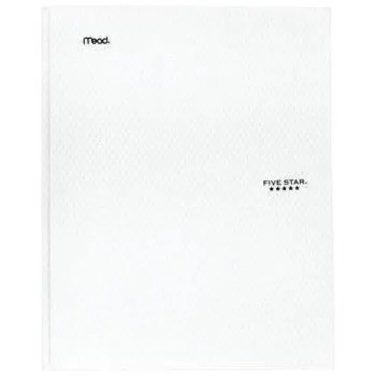 Five Star 2 Pocket Plastic Folder with Prongs (Colors May Vary): Stationery, Multicolor, 25 Sheet Capacity, Internal Pockets image {3}