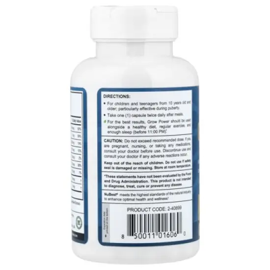 NuBest Grow Power, Cinnamon, 60 Capsules image {2}